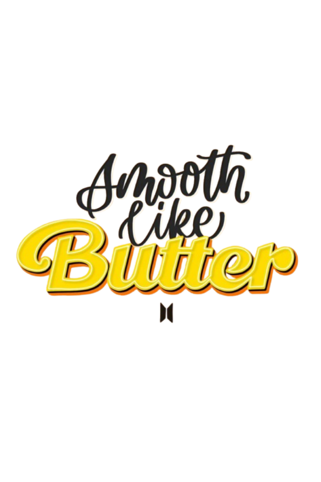 BTS Smooth Like Butter Women's Oversized T-Shirt - Half Sleeve