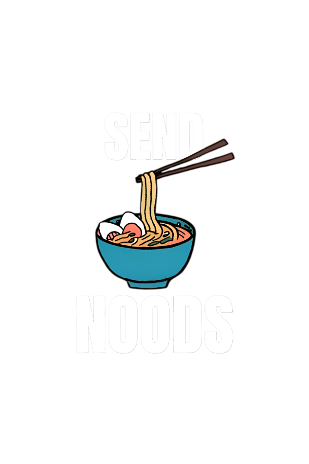 Send Noods Black T-Shirt