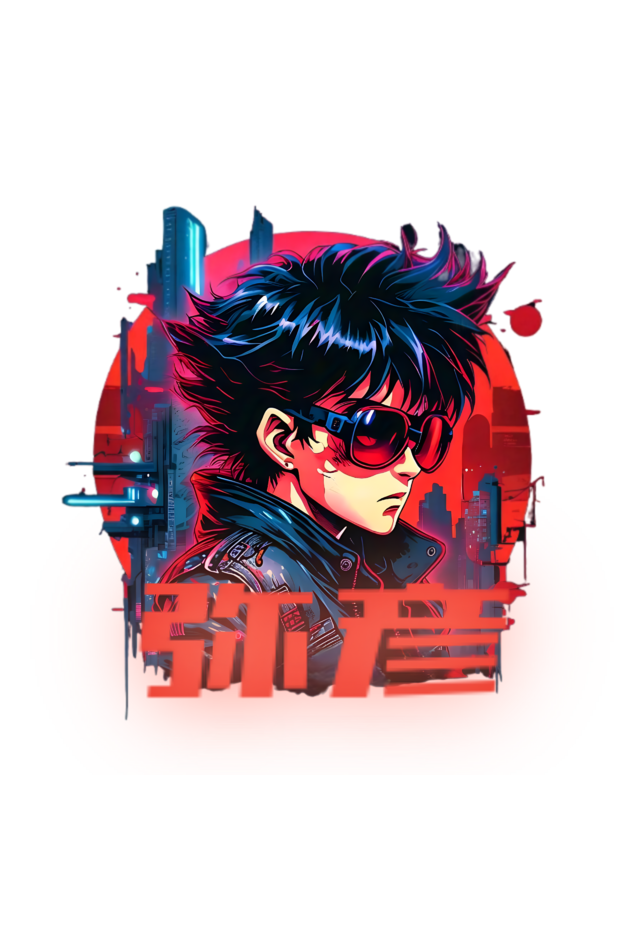 Retro Anime Yahiko Black Unisex T-Shirt