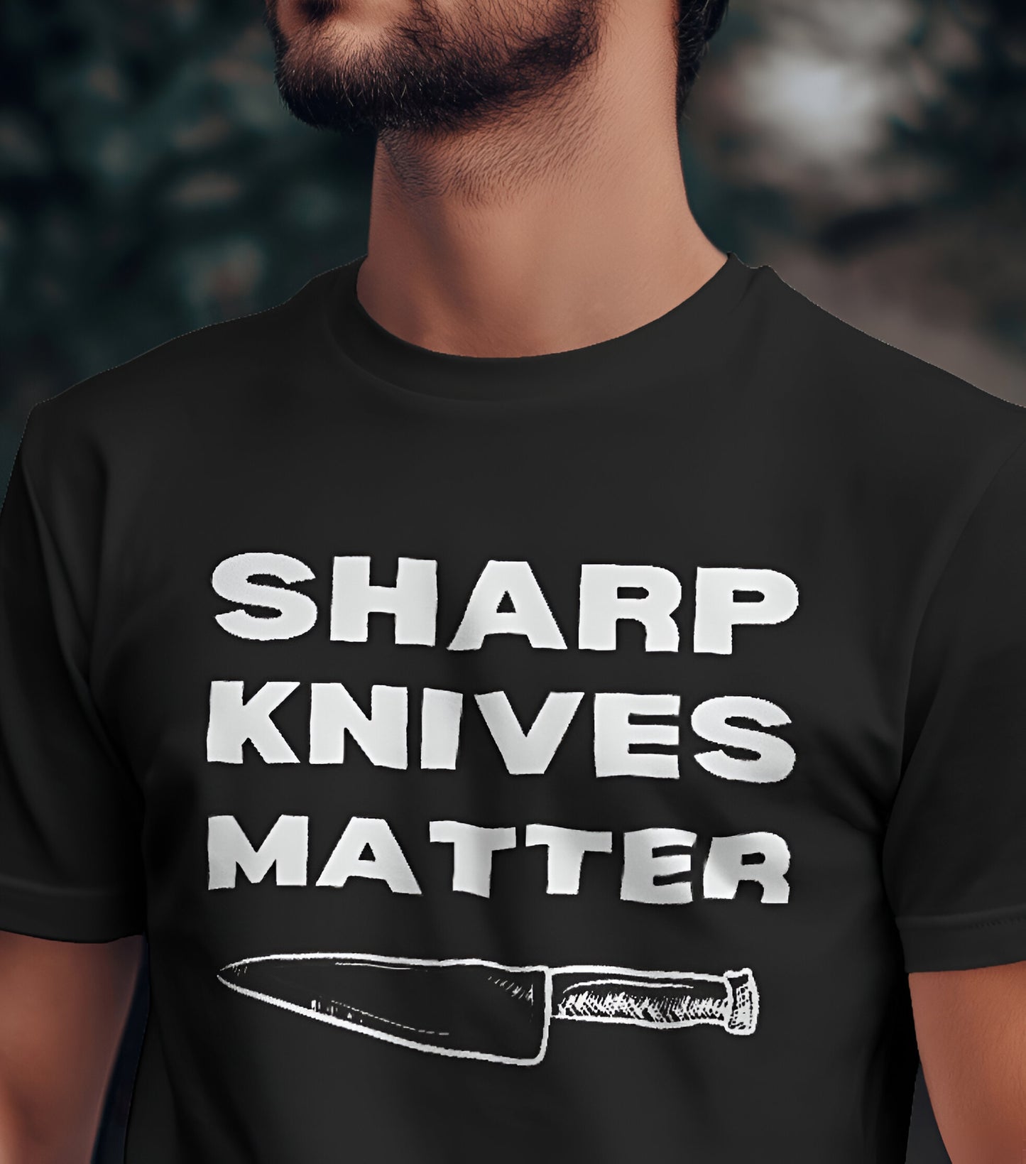 Sharp Knives Matter Black T-Shirt