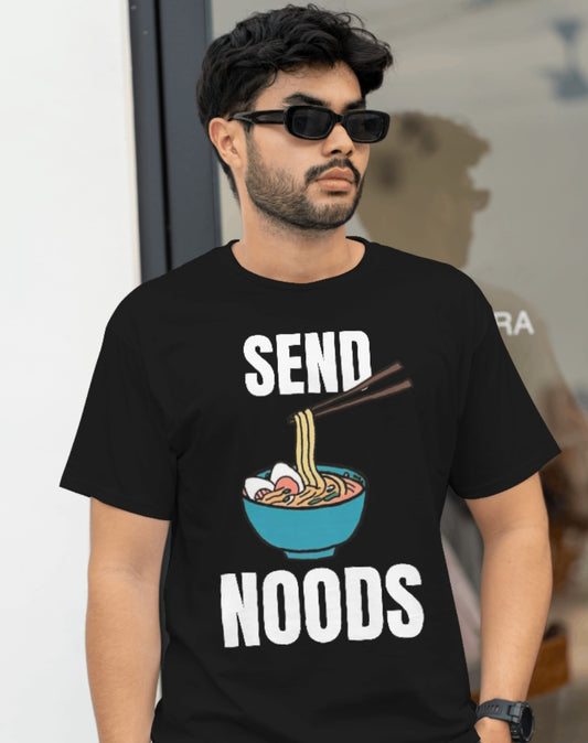 Send Noods Black T-Shirt