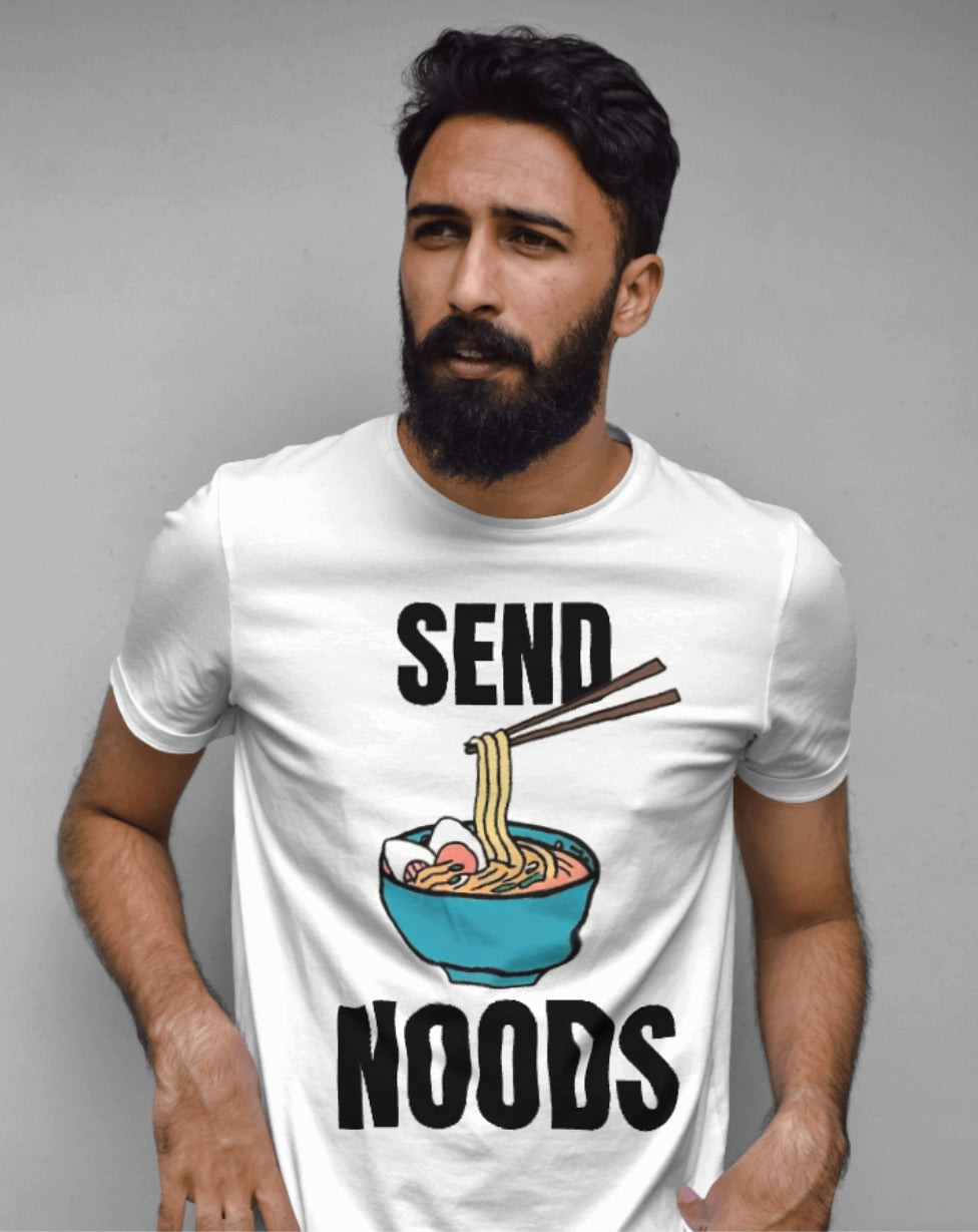 Send Noods White T-Shirt